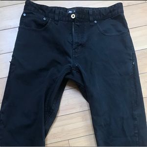 Black Nike SB Nylon Chinos